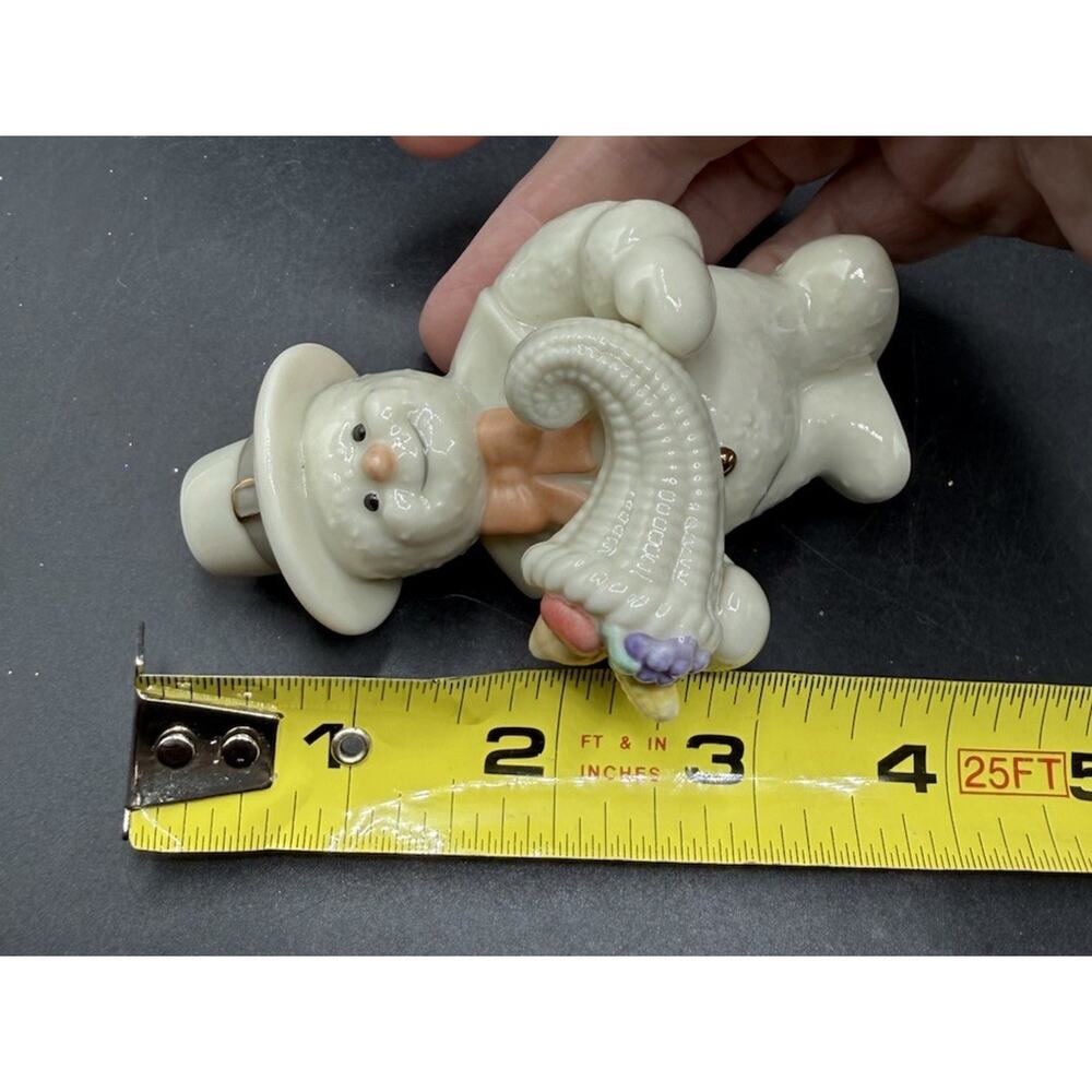 Lenox 2000 12 Months of Snowmen November Harvest Snowman Figurine LO31 - Picture 9 of 11